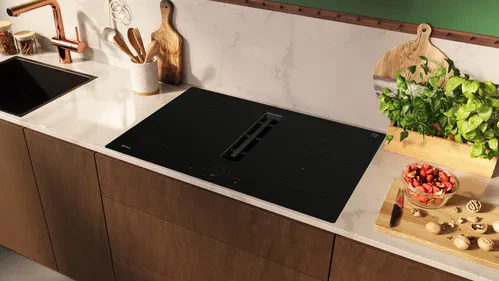 Neff V58NHQ4L0 - Black 4 Zone Venting Hob - B energy - Image 4