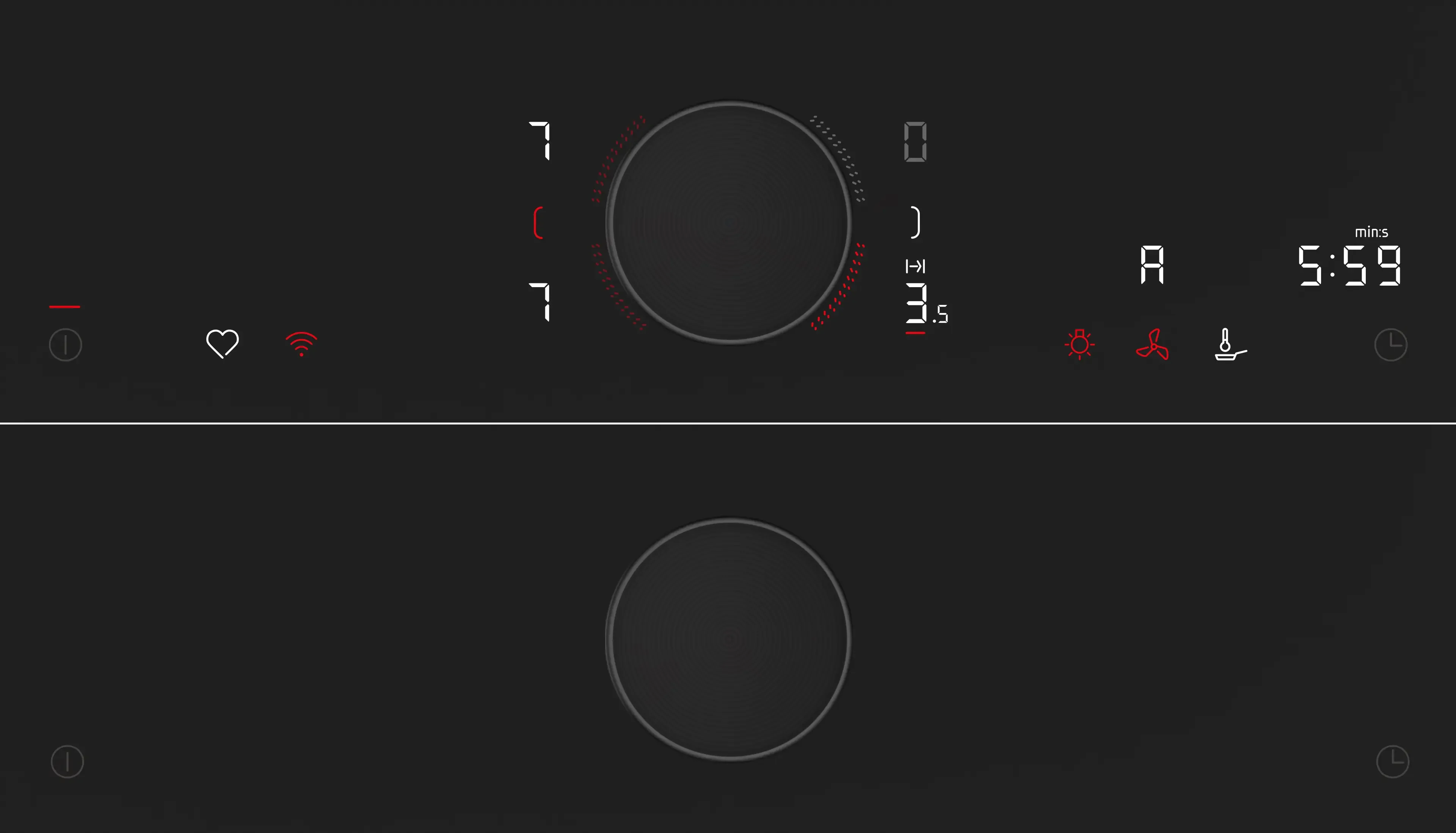 Neff V68FUX4L0 - Black Venting Induction Hob - 80cm - 4 Zones - B Energy - Image 2