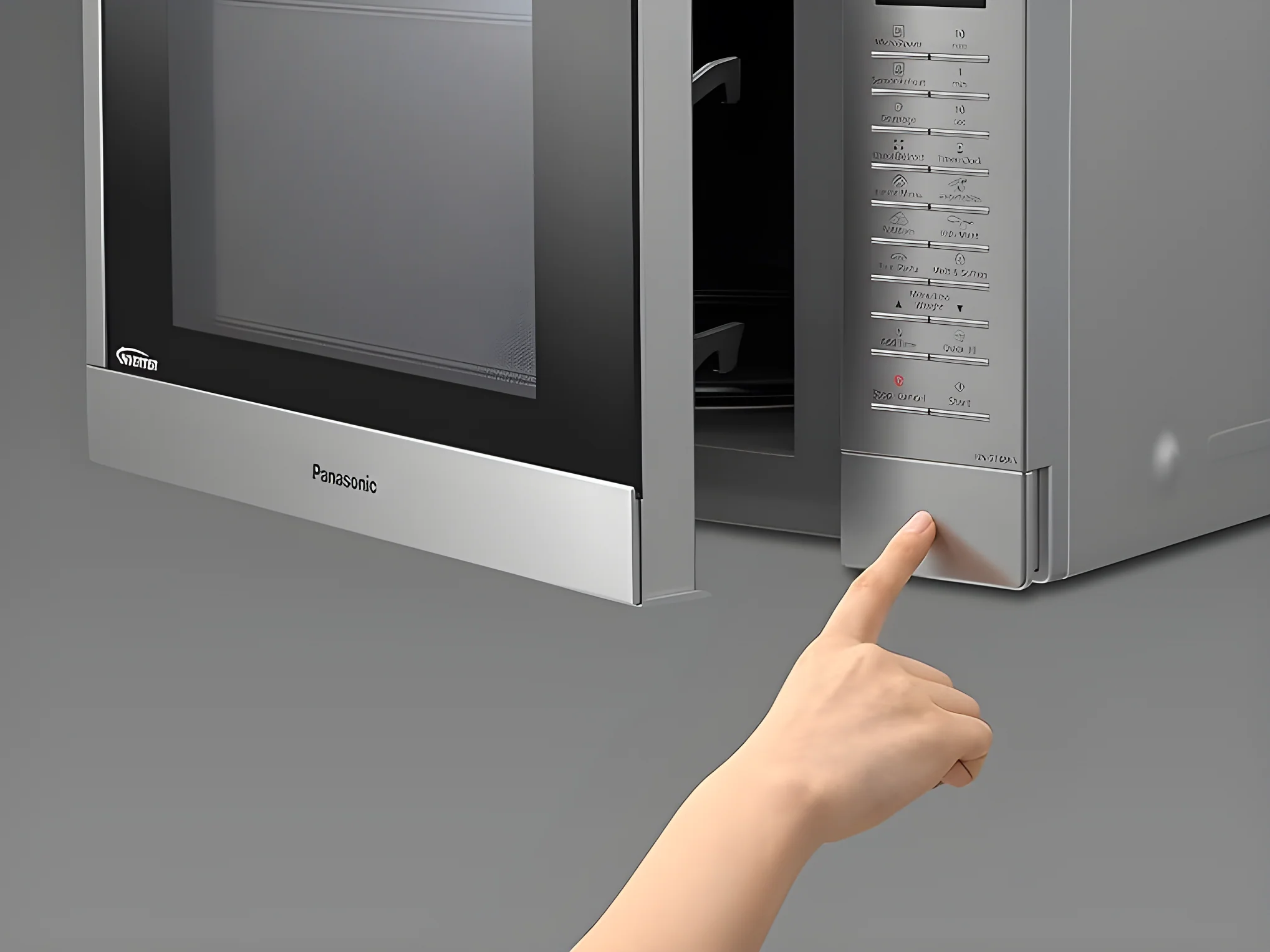 Panasonic PA4900 NN-ST48KSBPQ Microwave Silver 1000 W 32 litres - Image 3