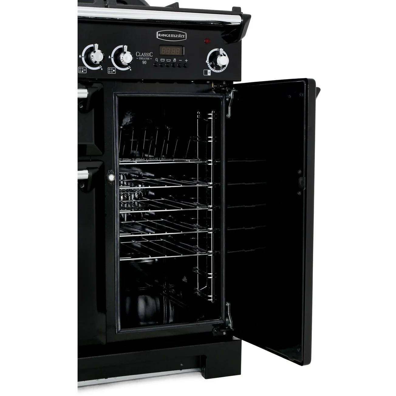 Rangemaster Classic Deluxe CDL90EIWH/C - White/Chrome 90cm Range Cooker - Induction - A Rated - Image 5