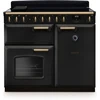 Rangemaster CLDL100EIPCBL/AB1 - Charcoal Black/Antique Brass Range Cooker - 100cm Induction - A Energy - Image 2