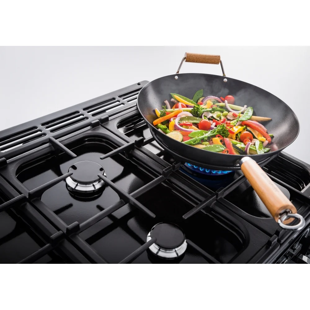 Rangemaster CLDL90DFPMGR/CM1 - Mineral Green/Chrome 90cm Range Cooker - Dual Fuel - A Energy - Image 2