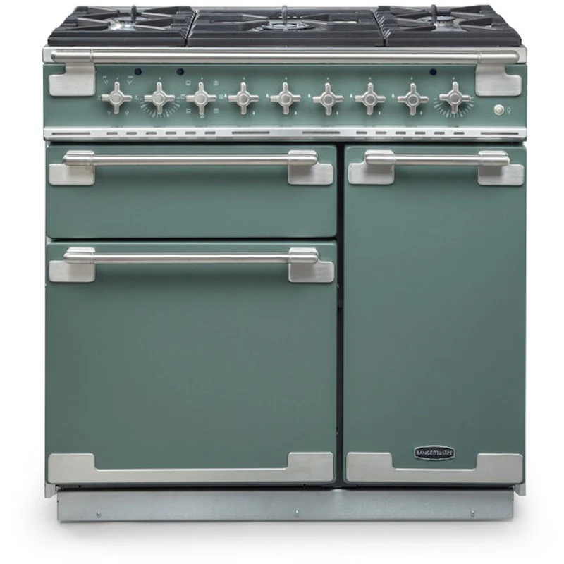 Rangemaster Elise ELS90DFFGB - Black Range Cooker - 90cm Dual Fuel - A Rated - Image 4