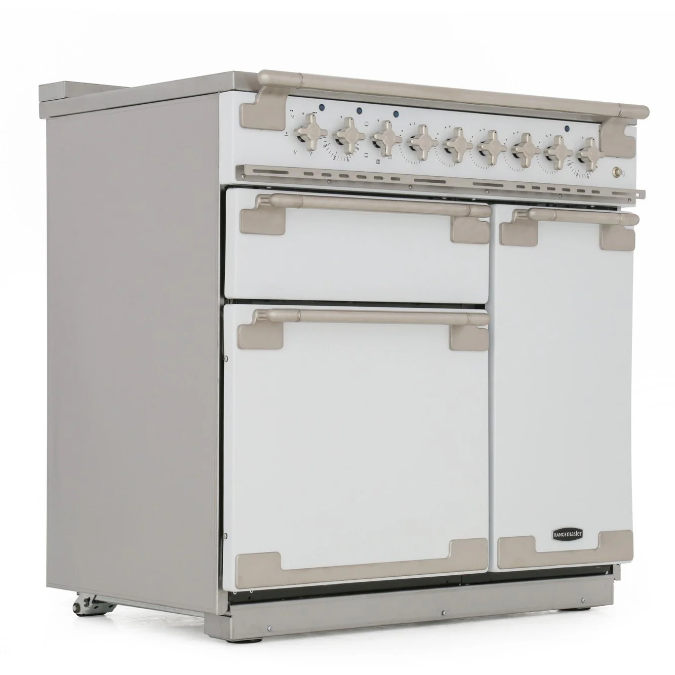 Rangemaster ELS90EIWH - White/Chrome 90cm Range Cooker - Induction - A Rated - Image 3