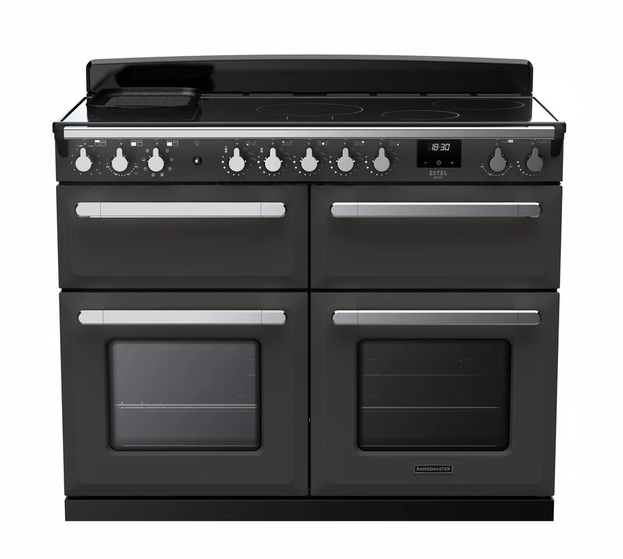 Rangemaster ESDLB110EIPSLT/CM1 Estel Deluxe 110cm BC Induction Slate/Chrome - Image 3