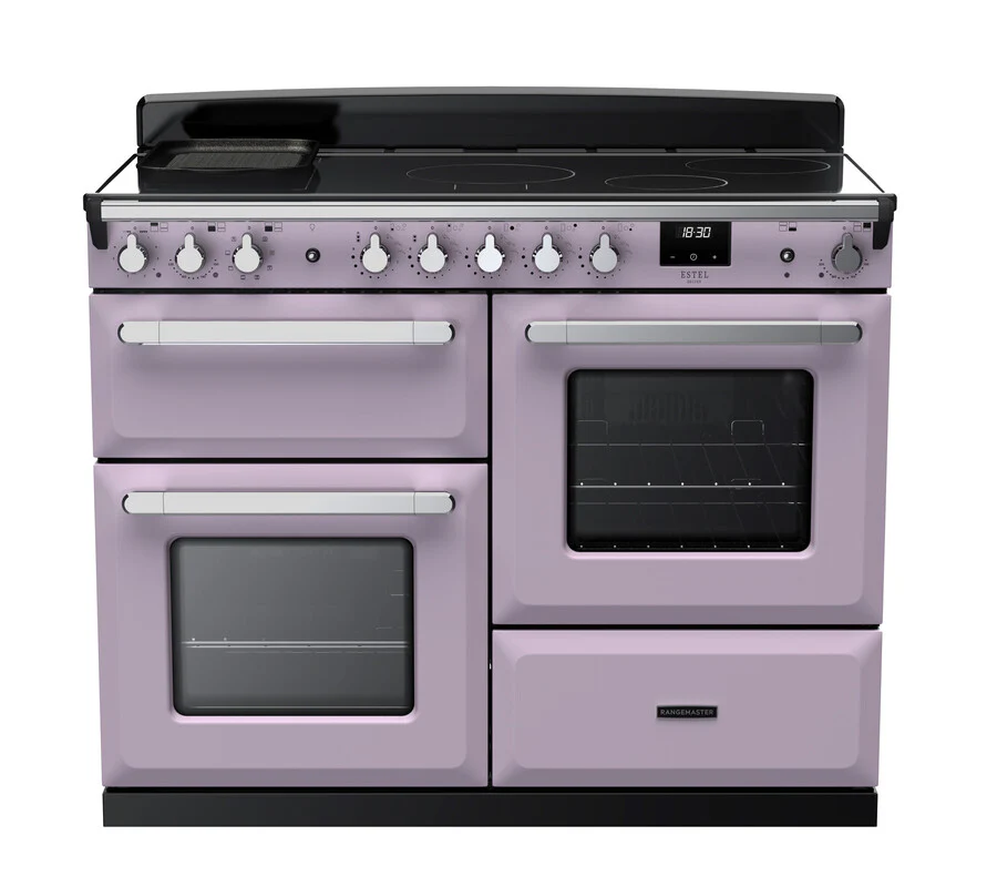Rangemaster ESDLO110EIPHTH/CM1 Estel Deluxe 110cm Induction Heather/Chrome