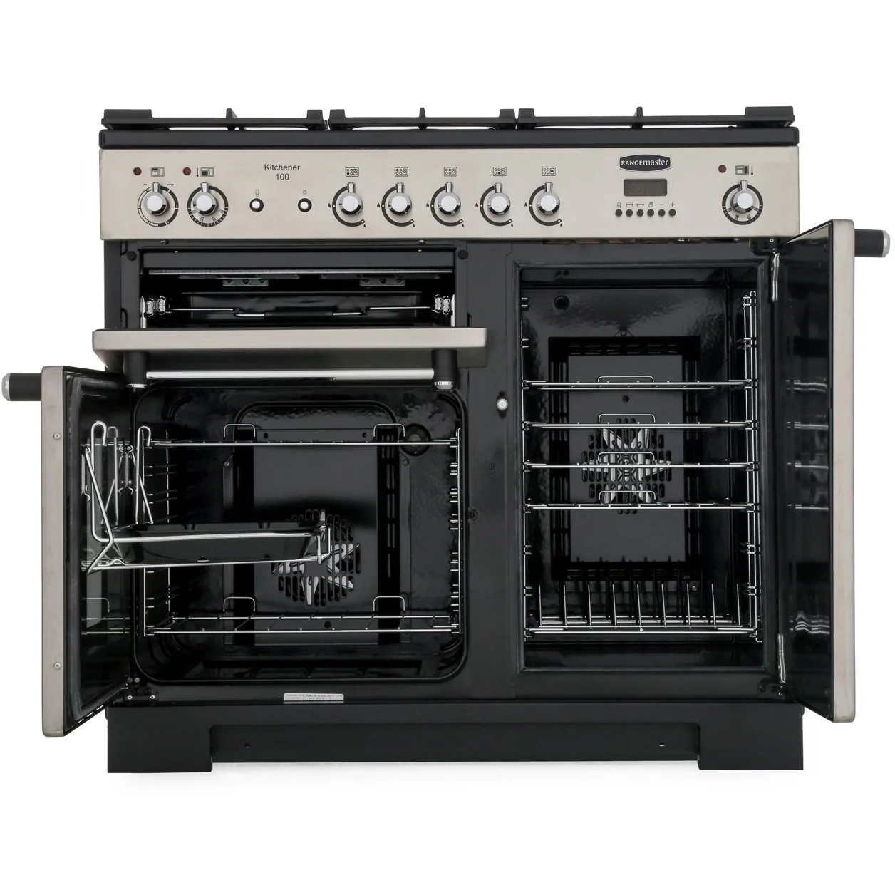 Rangemaster KCH100ECCR/C - Cream 100cm Range Cooker - Ceramic - A Rated - Image 2