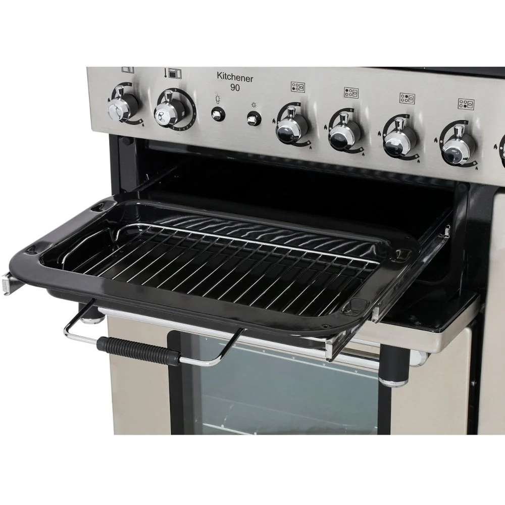 Rangemaster KCH90NGFSS/C - Stainless Steel 90cm Gas Range Cooker - A+ Energy - Image 5