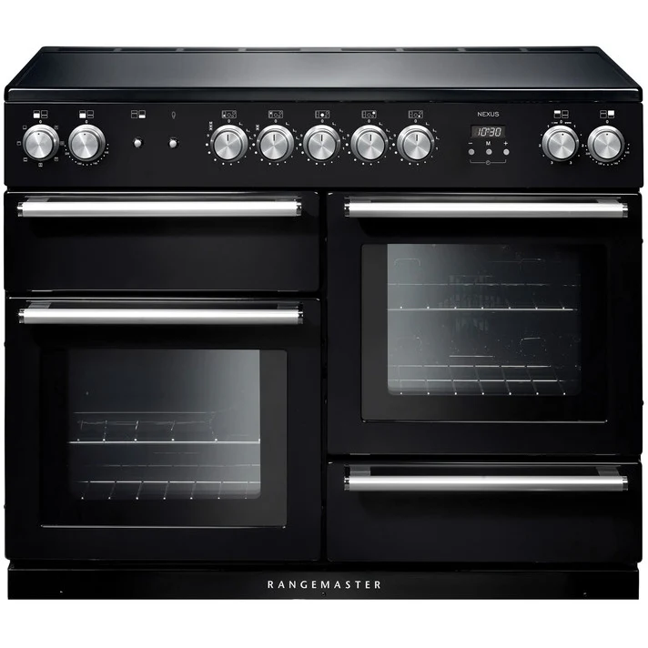 Rangemaster NEX110EIBL/C - Black 110cm Range Cooker - Induction - A Rated