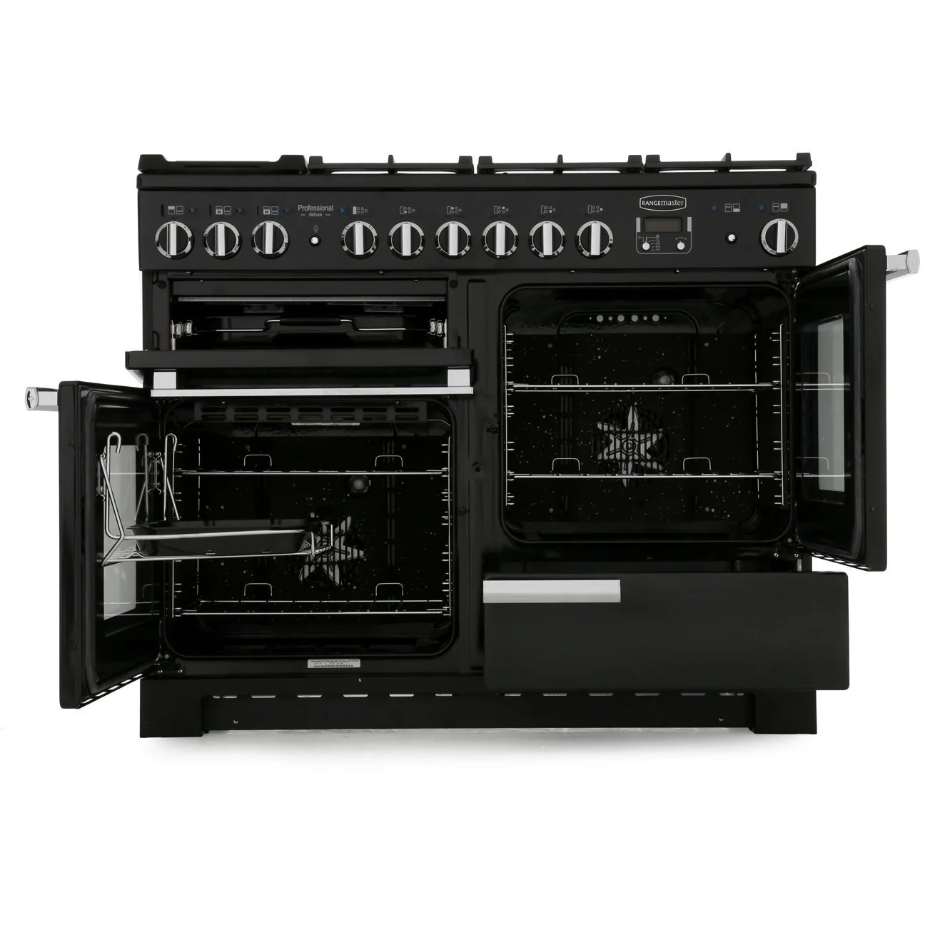 Rangemaster PDL110EIWH/C - White 110cm Range Cooker - Induction Hob - A Rated - Image 2