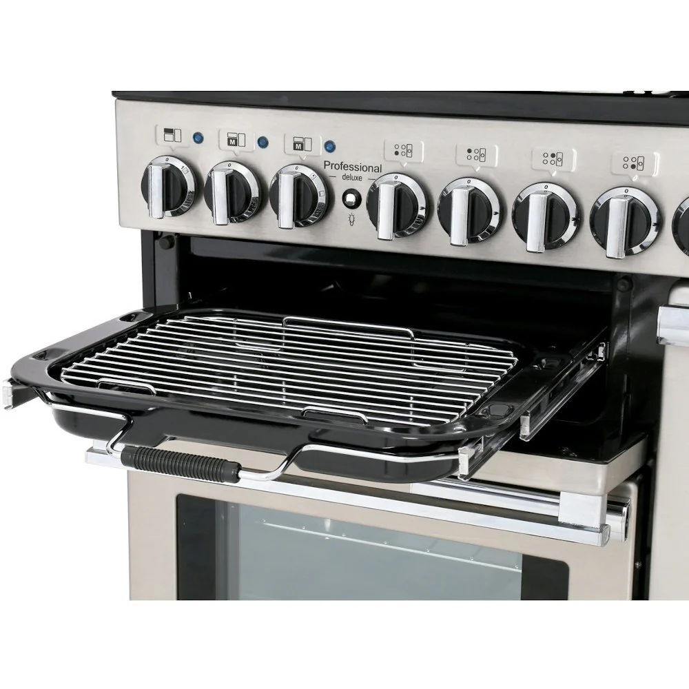 Rangemaster PDL90DFFWH/C - White/Chrome Range Cooker - Dual Fuel 90cm - A Rated - Image 3