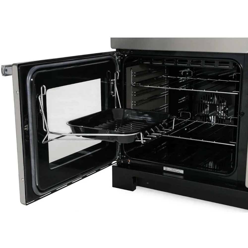 Rangemaster PDL90EIWH/C - White/Chrome Range Cooker - 140L - A Rated - Image 3