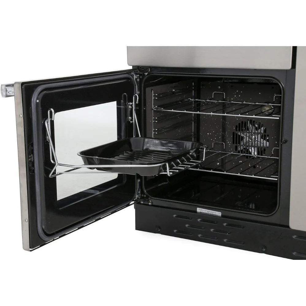 Rangemaster Professional Plus PROP100ECBL/C - Black Ceramic Range Cooker - 100cm - A Rated - Image 3
