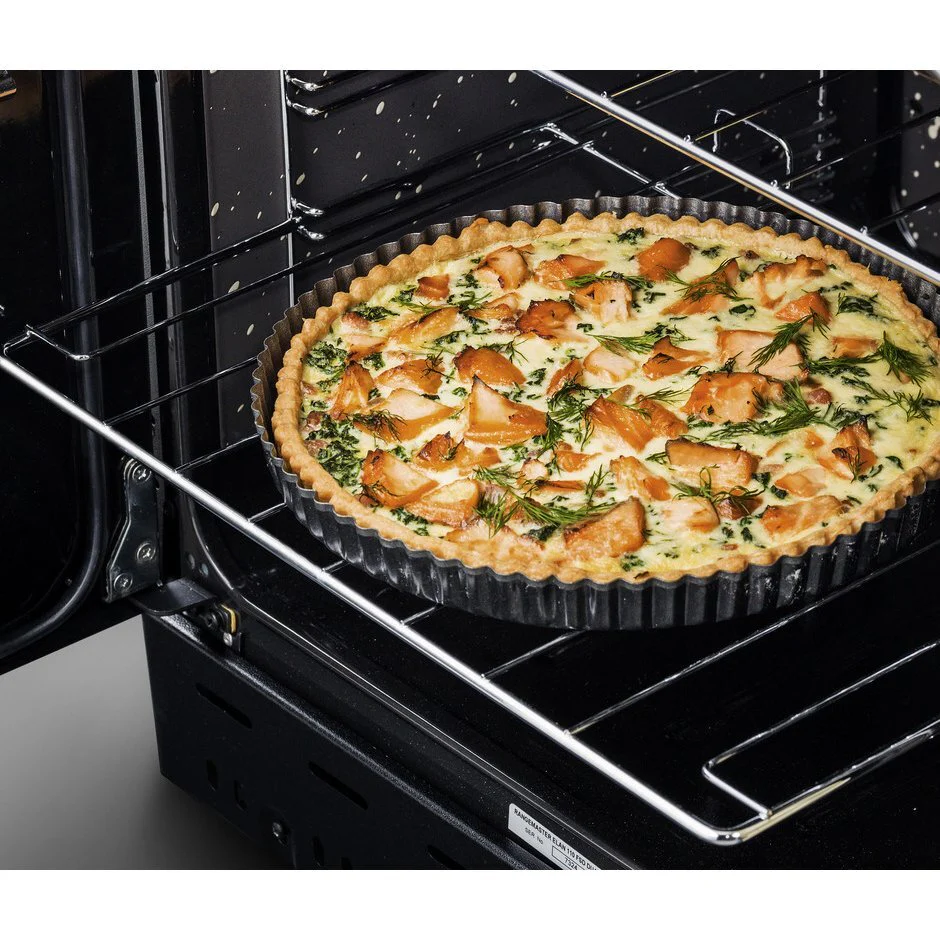 Rangemaster Professional Plus PROP110ECGB/C - Black/Chrome Range Cooker - 110cm Ceramic - A Rated - Image 4
