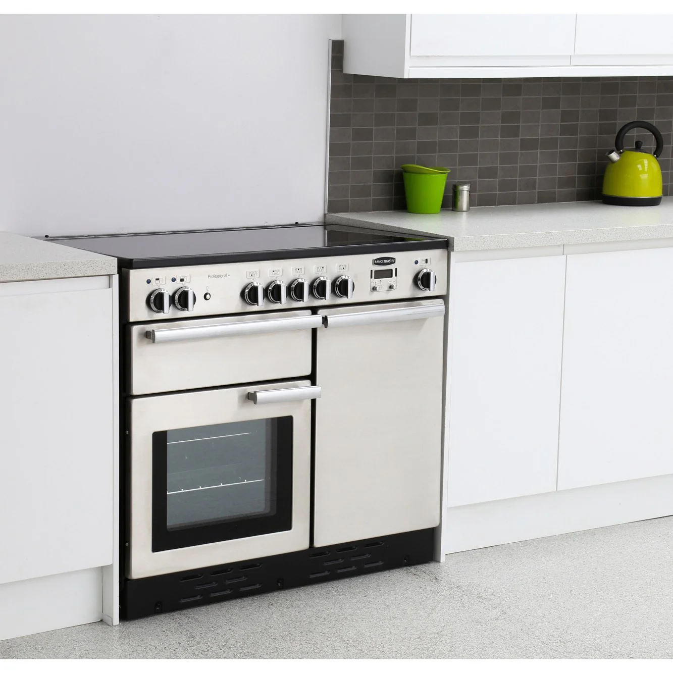 Rangemaster PROP100EISS/C - Stainless Steel / Chrome 100cm Induction Range Cooker - 155L Capacity - A Energy Rating - Image 2