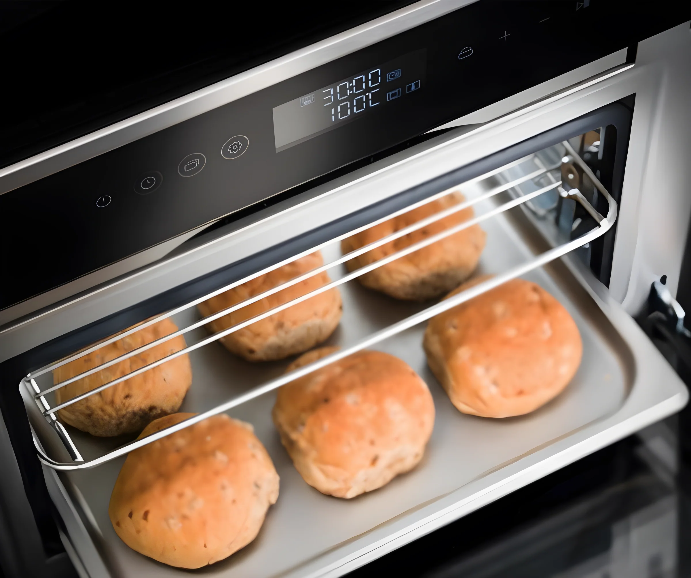 Rangemaster RMB45SCBL/SS - Stainless Steel Steam Combi Oven - 43L - A Rated - Image 4