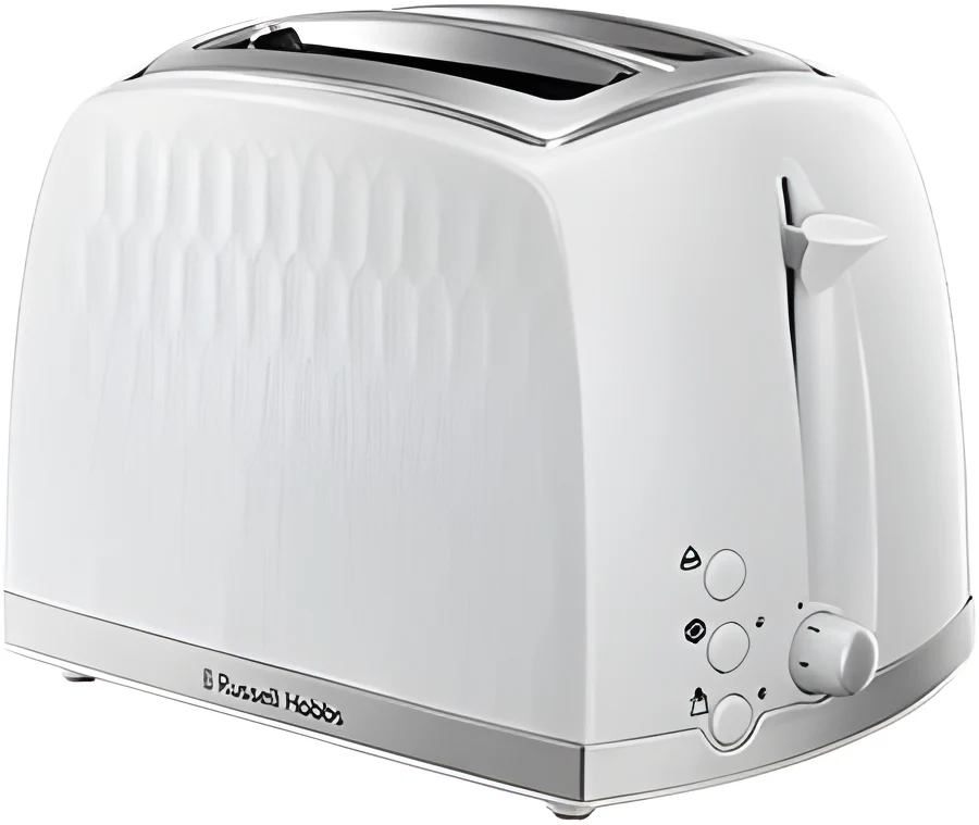 Russell Hobbs 26060 - White 2 Slice Toaster - High Lift Feature, Variable Browning - Energy Rating Unknown - Image 4