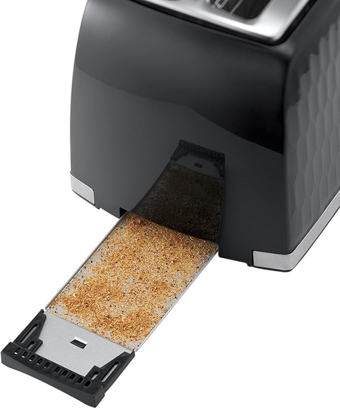 Russell Hobbs 26061 - Black 2 Slice Toaster - Extra Wide Slots - 6 Browning Levels - Image 3