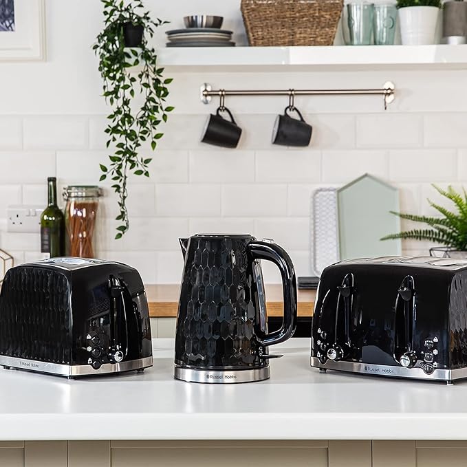 Russell Hobbs 26061 - Black 2 Slice Toaster - Extra Wide Slots - 6 Browning Levels - Image 4
