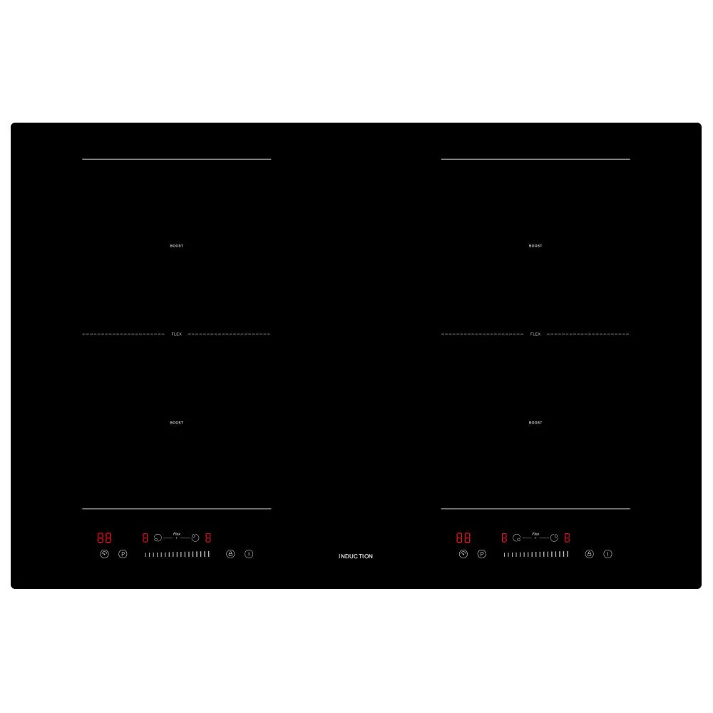 Teknix SCIH77SL - Black 77cm Induction Hob - 4 Zones with Flex Areas - Image 4