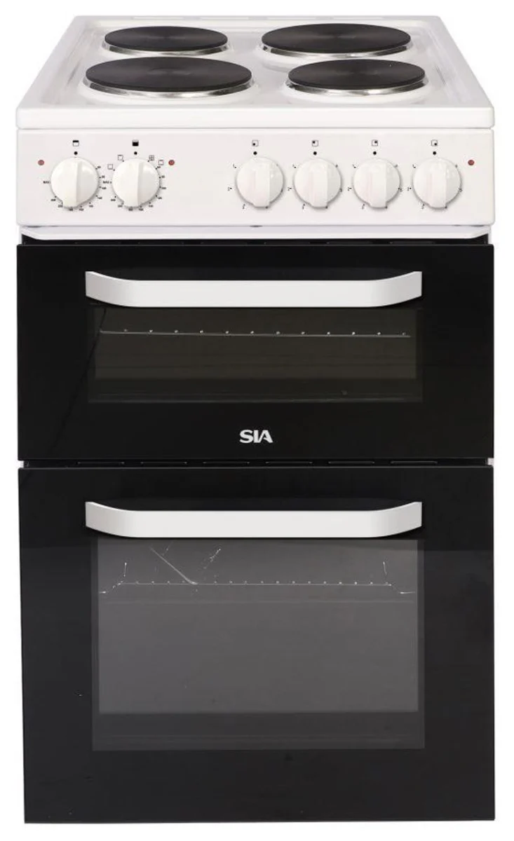 sia ETSA51W - White 4 Zone Electric Cooker - A energy