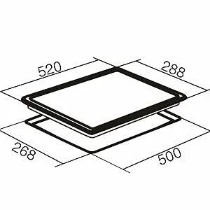SIA INDH30BL - Black Domino Induction Hob - 2 Zones - 3.5 kW - Image 3