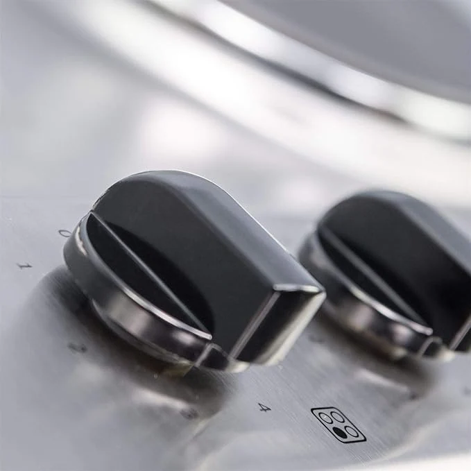 SIA PHP601SS - Stainless Steel 4 Zone Solid Plate Hob - 4 Cooking Zones - 580W x 500D x 76H cm - Image 2