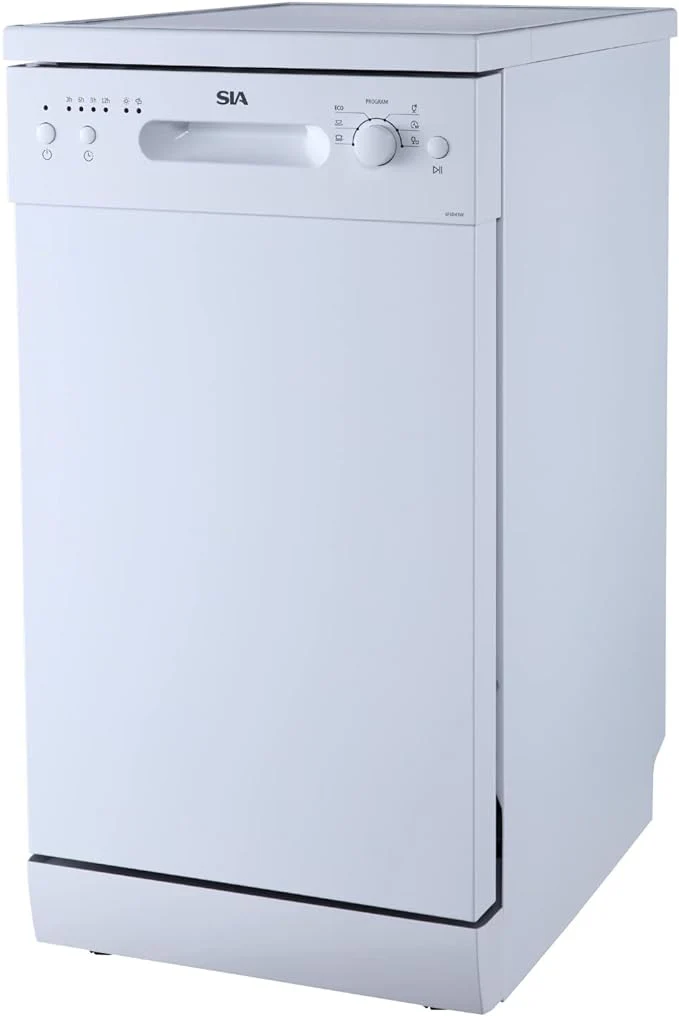 sia SFSD45W - White Freestanding Dishwasher - E energy - Image 2