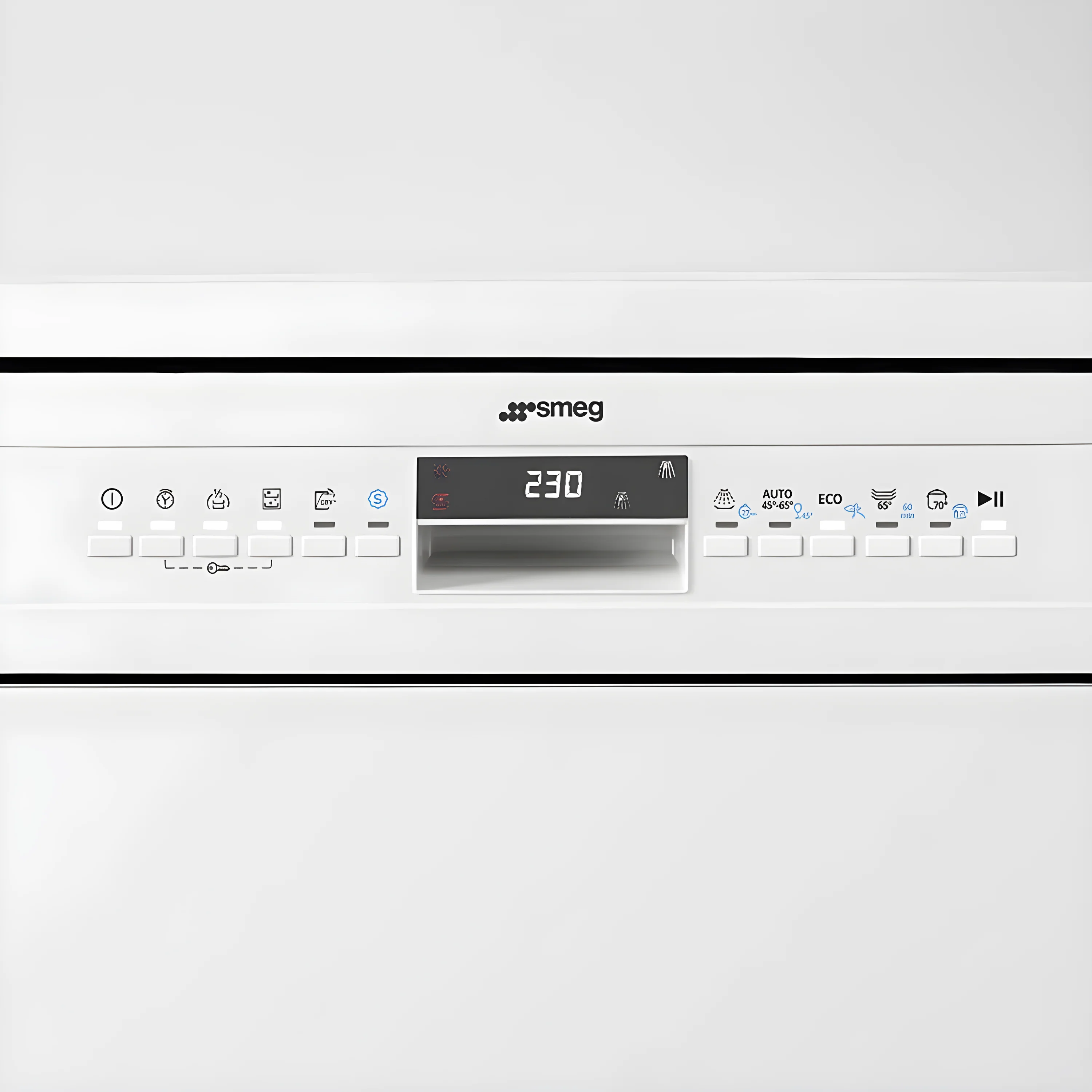 Smeg DF344BW - White Dishwasher - 13 Place Settings - B Energy - Image 2