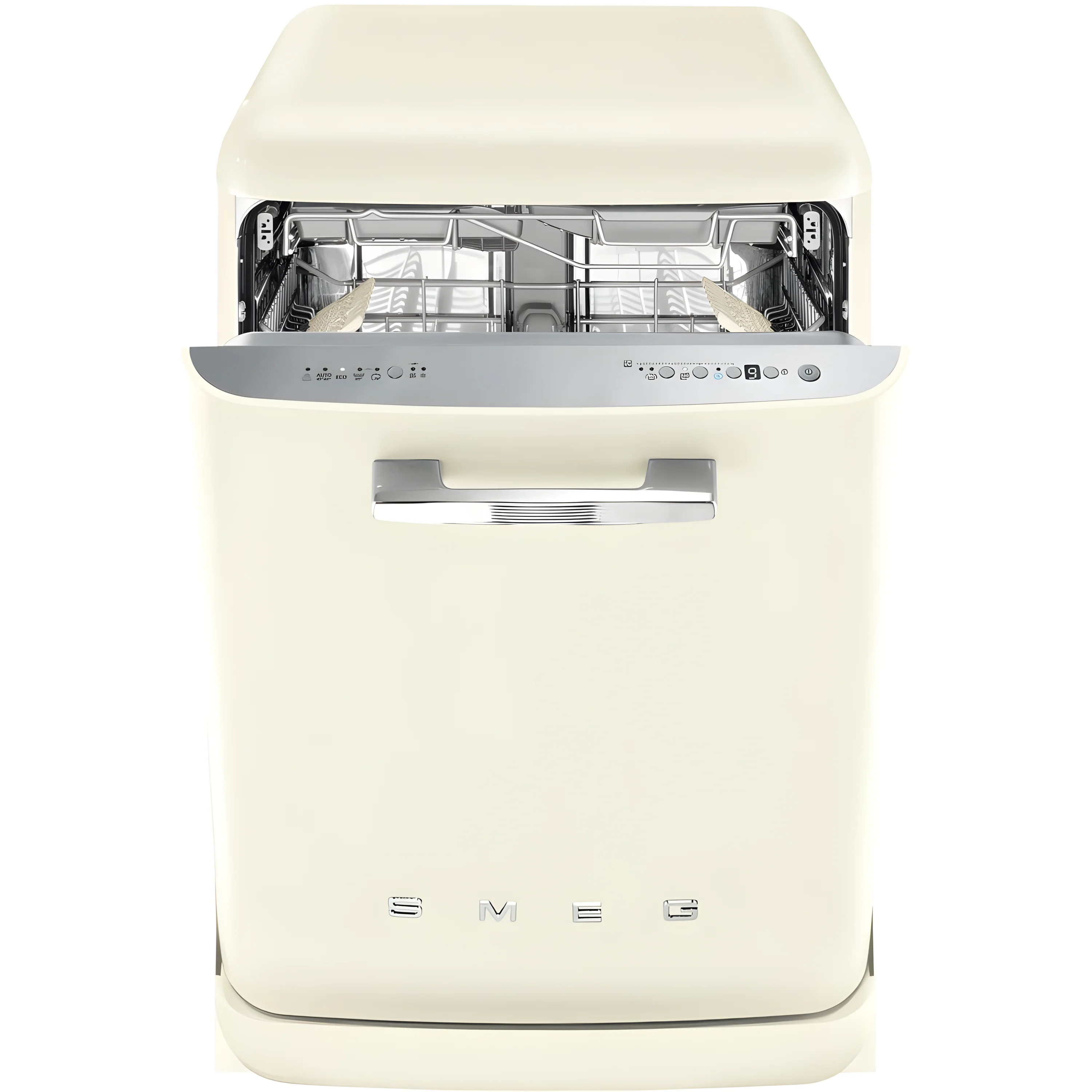 Smeg DFFABCR - Cream Dishwasher - 13 Place Settings - B Energy Rated - Image 4