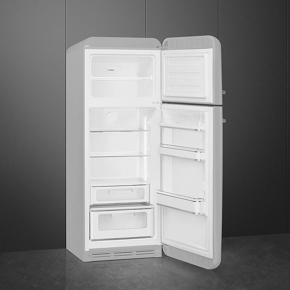 Smeg FAB30RSV5UK - Silver Fridge Freezer - 294L 80/20 Split - D Rated - Image 2