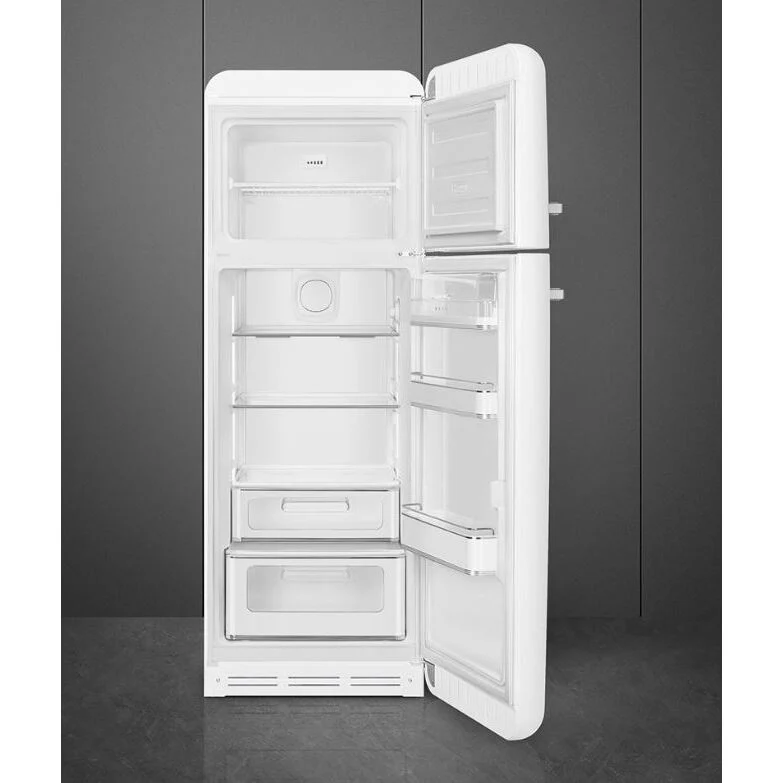 Smeg FAB30RWH5UK - White Freestanding 70/30 Fridge Freezer - D energy - Image 2