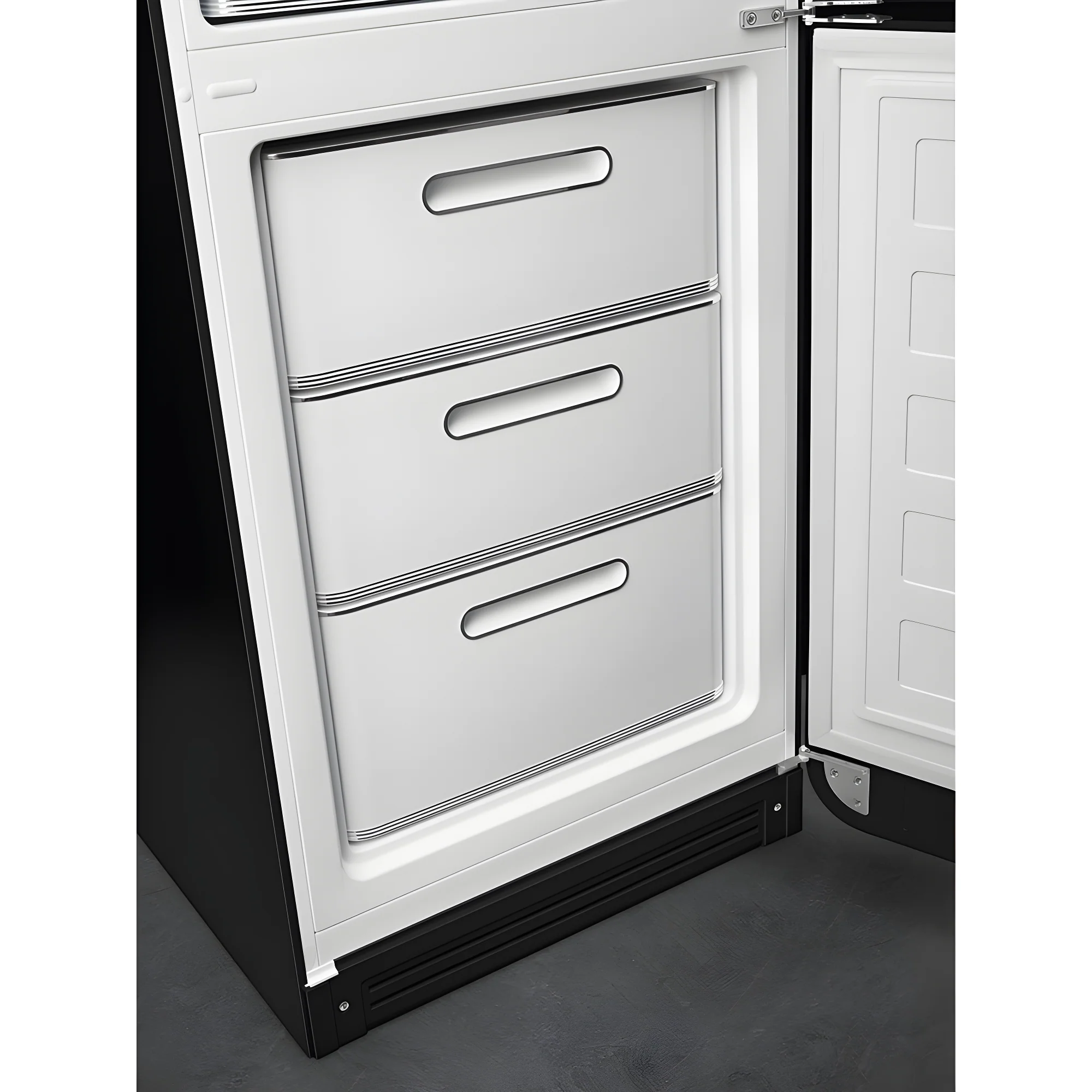 Smeg FAB32RBL6UK - Black Fridge Freezer - 331L Capacity - C Energy Rating - Image 5