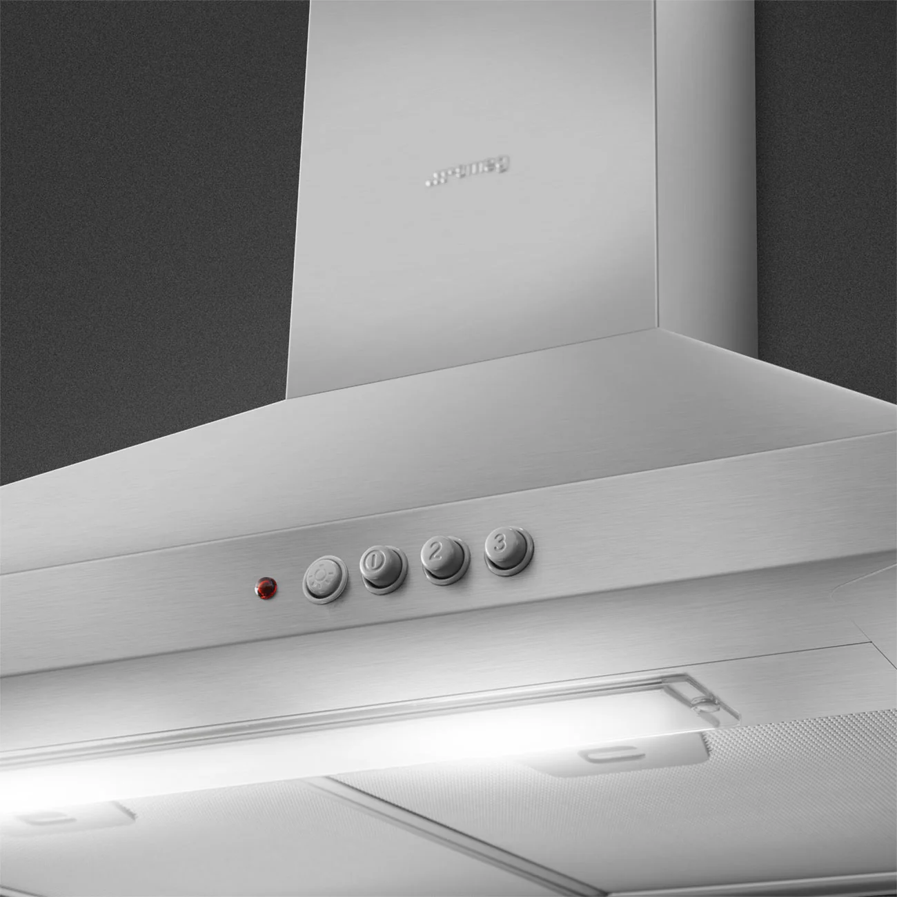 Smeg KDC61XE3 - Stainless Steel Chimney Extractor - 60cm - C Energy - Image 3
