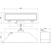 Smeg KSG9P4X - Stainless Steel Canopy Cooker Hood - A rated - Image 2