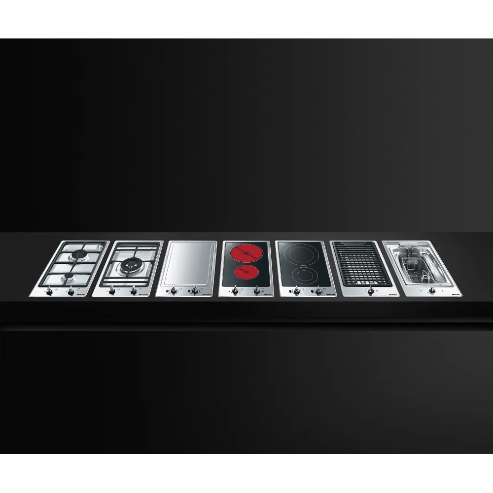 Smeg PGF32I-1 - Stainless steel 2 Zone Electric Hob - Image 2