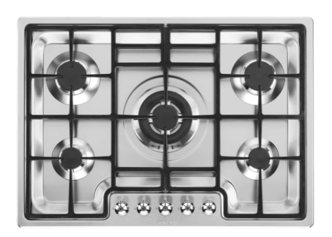 Smeg PGF75-4 - Stainless steel 5 Zone Gas Hob