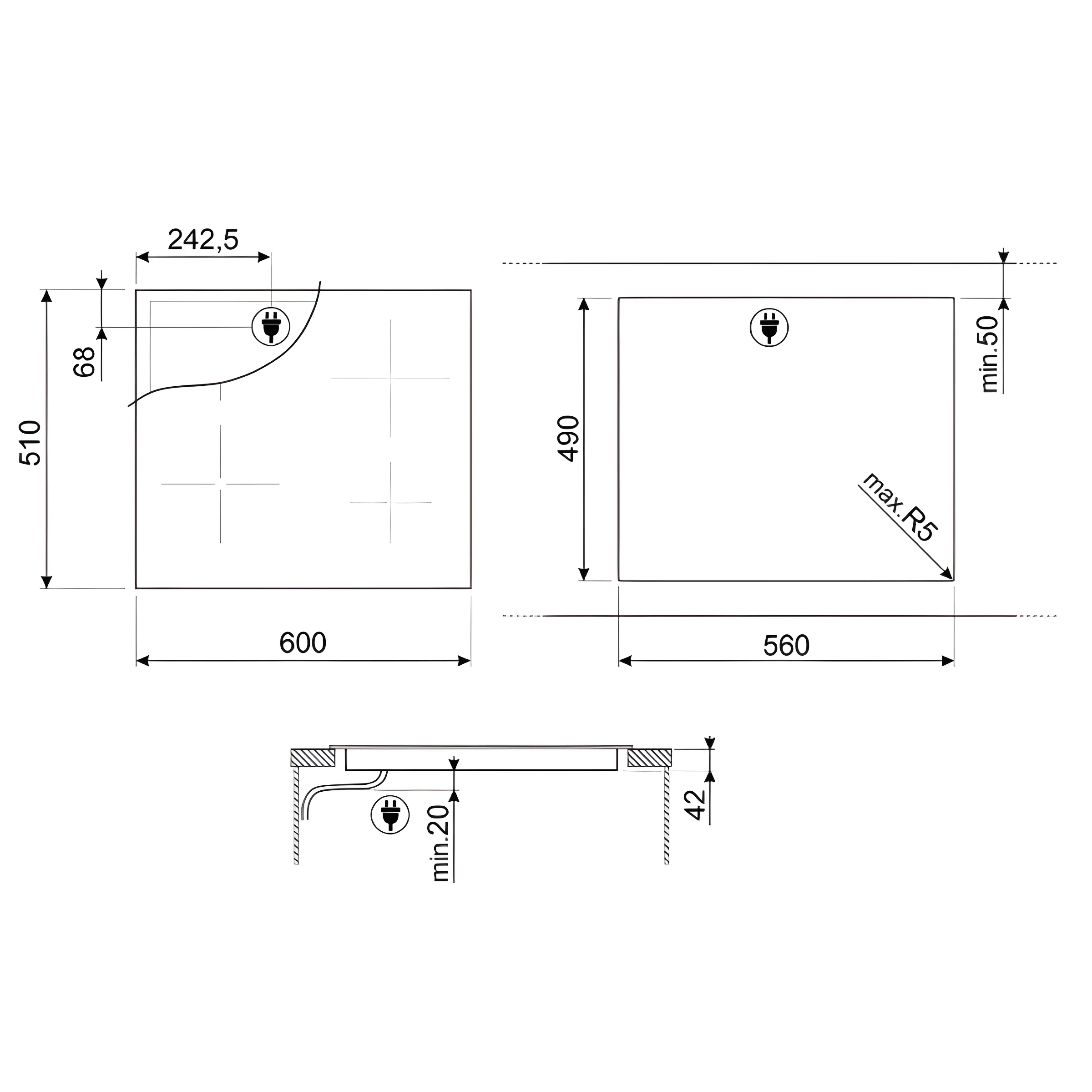 Smeg SE264TD1 - Black 4 Zone Ceramic Hob - Image 4