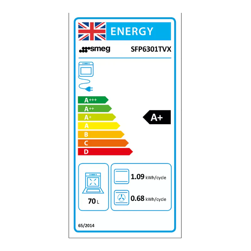 Smeg SFP6301TVX - Stainless steel Built in Electric Single Oven - A+ energy - Image 3