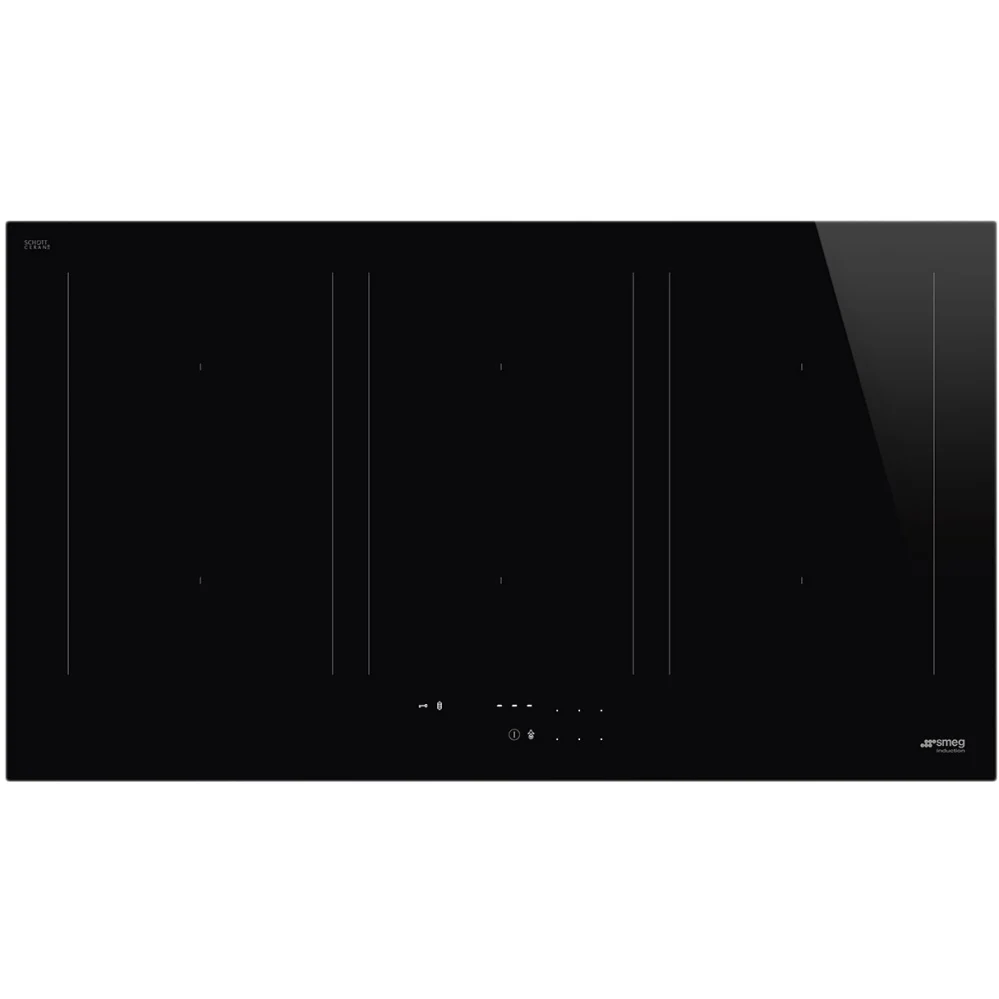 Smeg SIM3964MB - Black 90cm Induction Hob - 6 Cooking Zones - Image 2