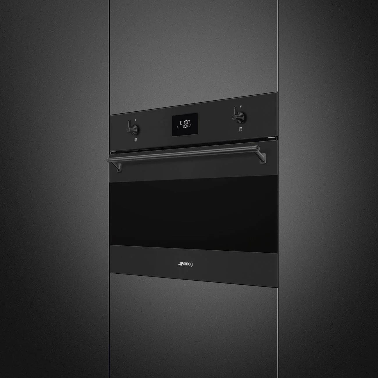 Smeg SO4301M1N - Black 40L Combination Microwave Oven - Ever Clean Enamel - A Energy - Image 3