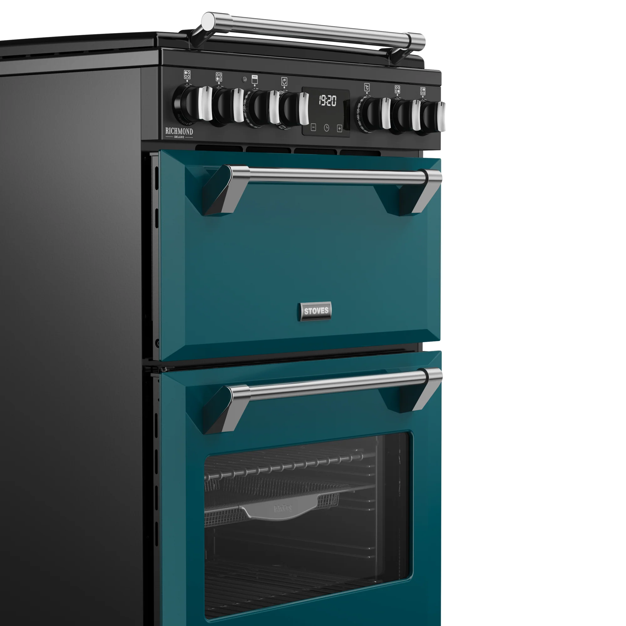 ST DX MRA RICH 60DF DMA 444411996 - Deep Marine 60cm Dual Fuel Range Cooker - 4 Burners - Image 4