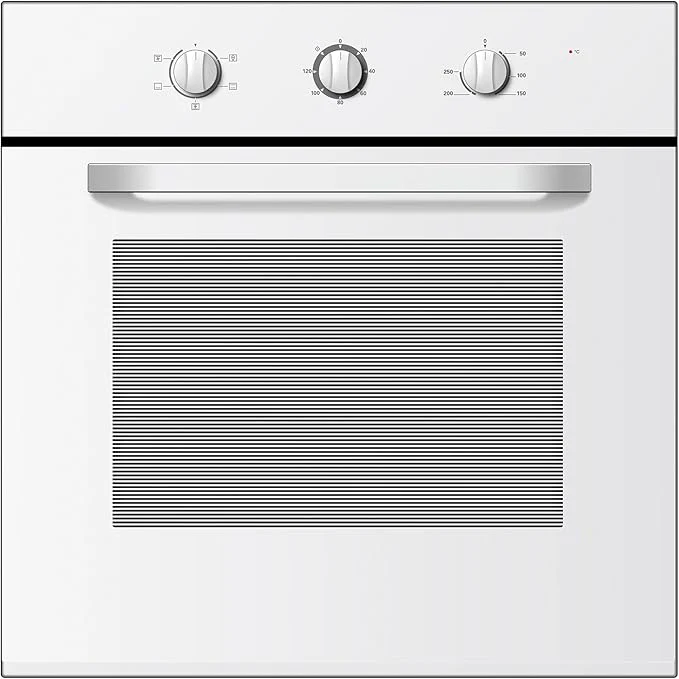 Statesman BSF60WH - White 65L Built-In Single Cavity Fan Oven - 4 Cooking Functions - A Energy Rating