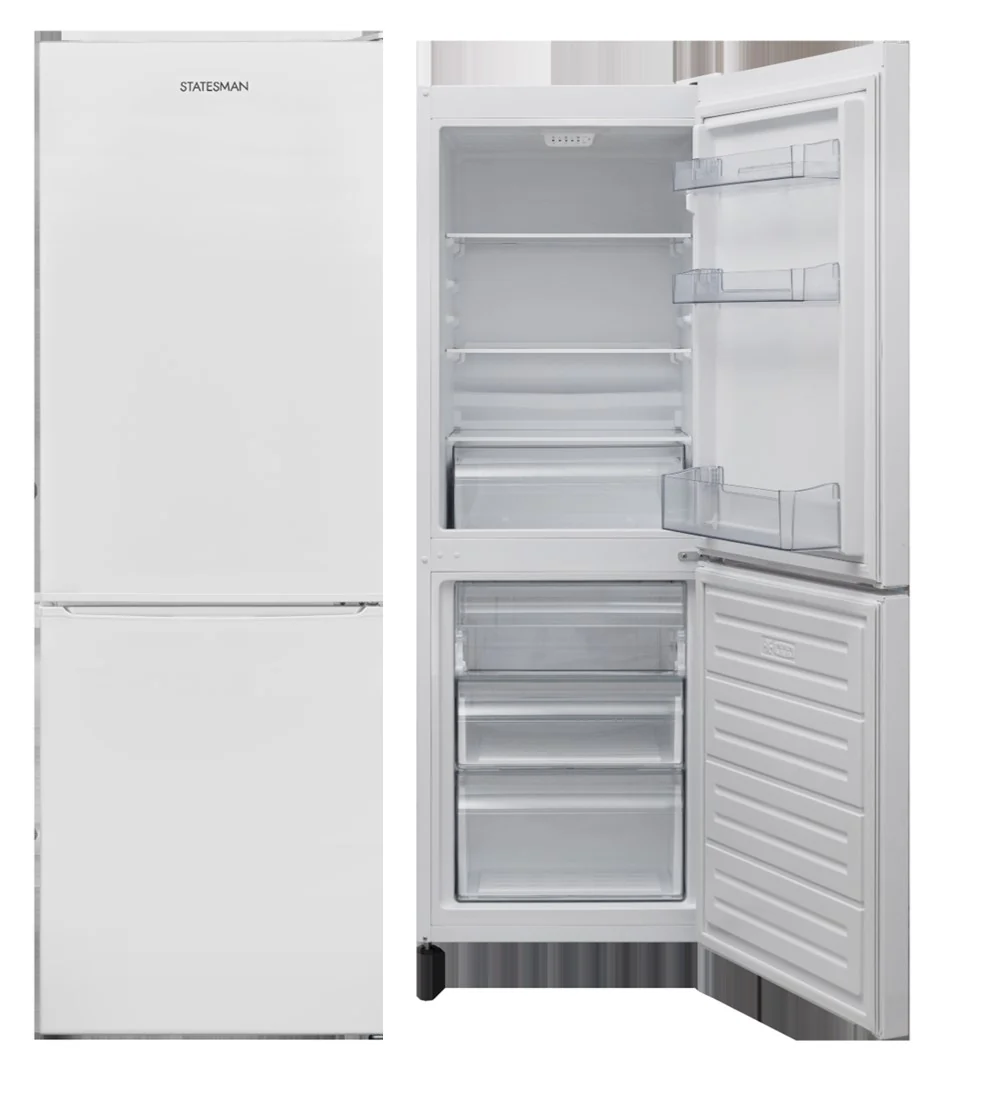 Statesman F01554FFW - 152cm Frost Free White Freestanding Fridge Freezer 54cm - E energy