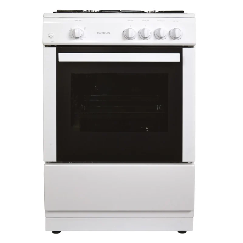 Statesman MAXI60GSF - White 4 Zone Gas Cooker - Manual cleaning - A energy - Image 4