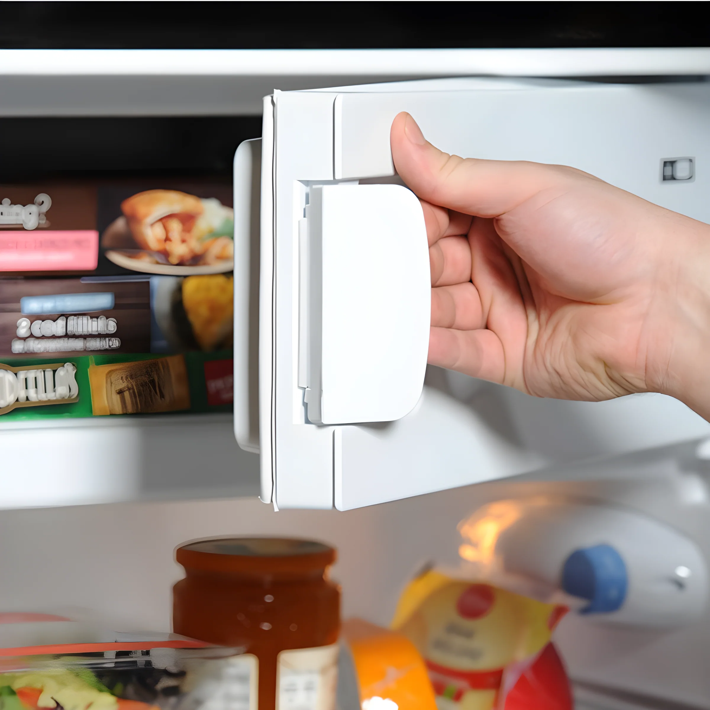 Statesman R155B - Black Undercounter Fridge - F energy -Icebox - Image 4