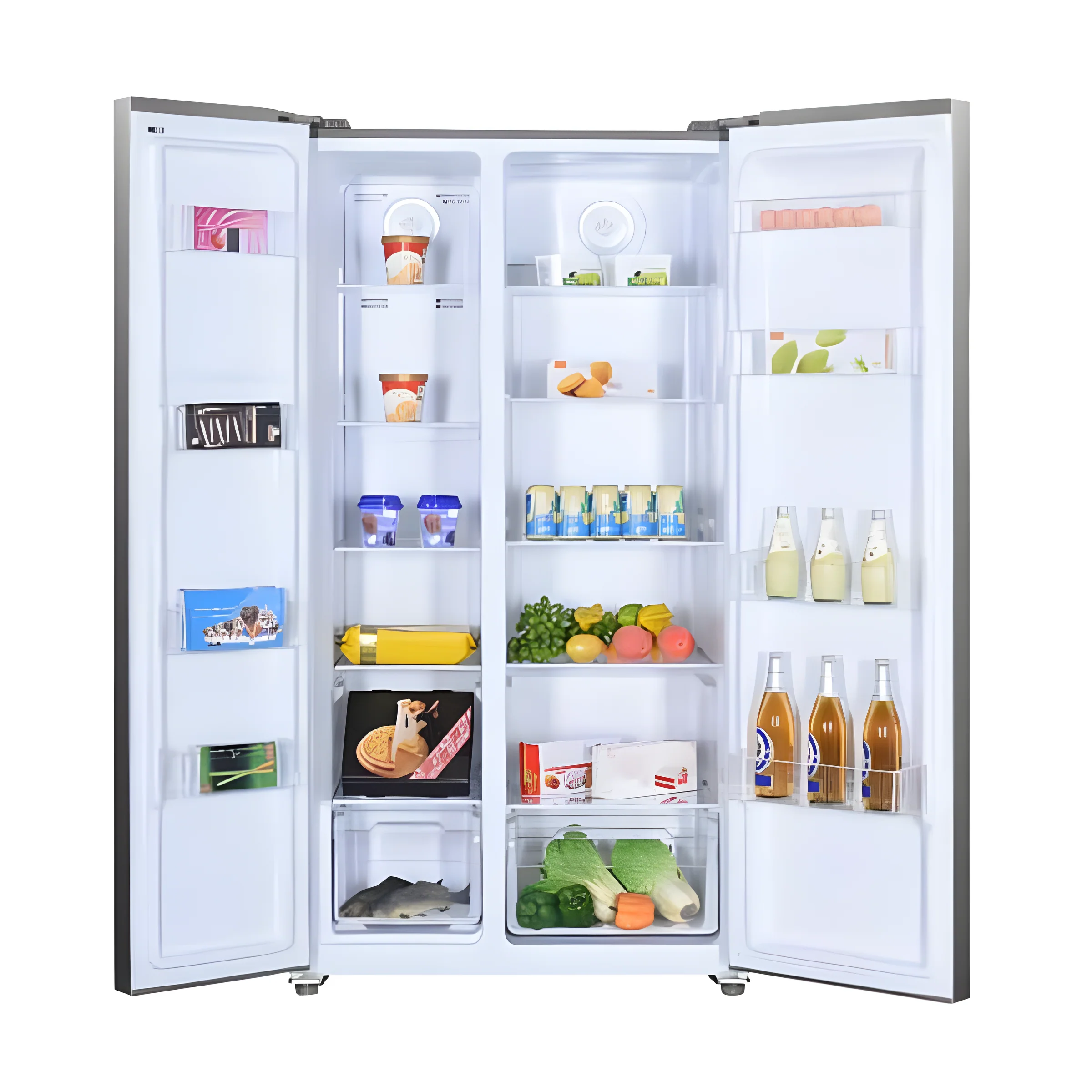 Statesman SBS177X - Silver Frost Free American Fridge Freezer - F energy - Image 2