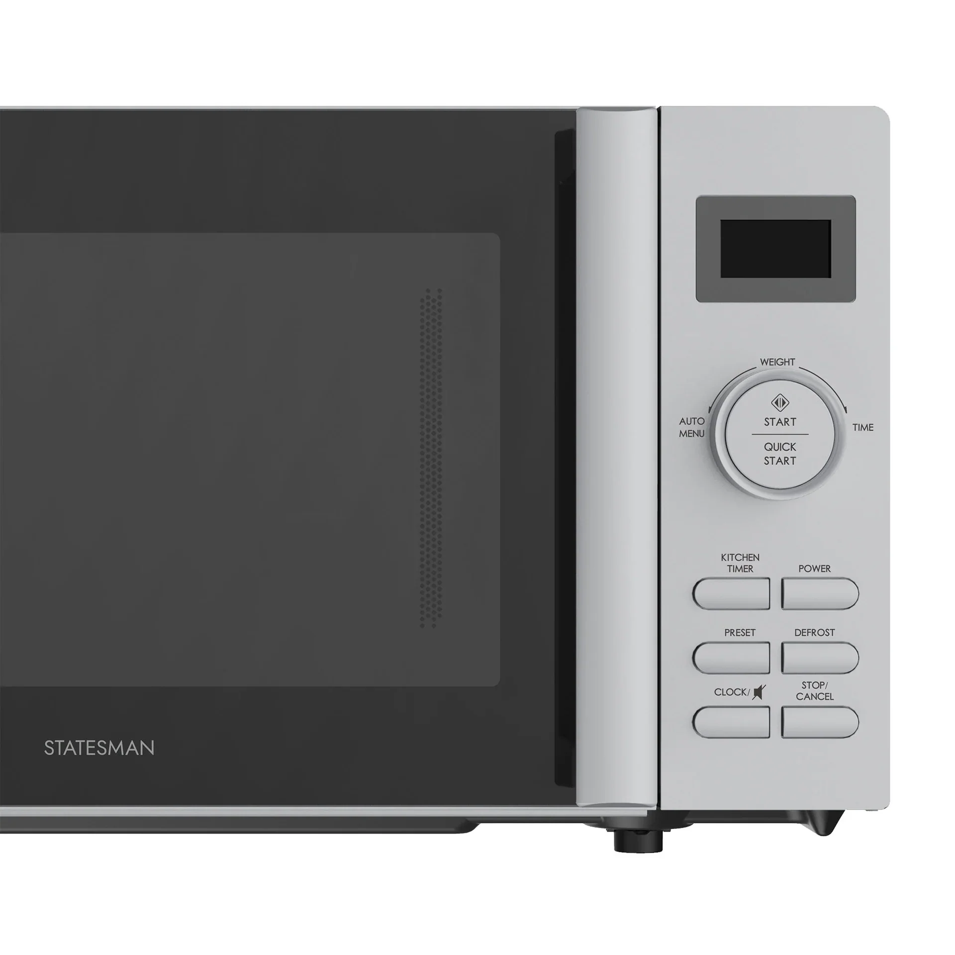 Statesman SKMS0820DSS - Silver Freestanding Electric Microwave - Image 4