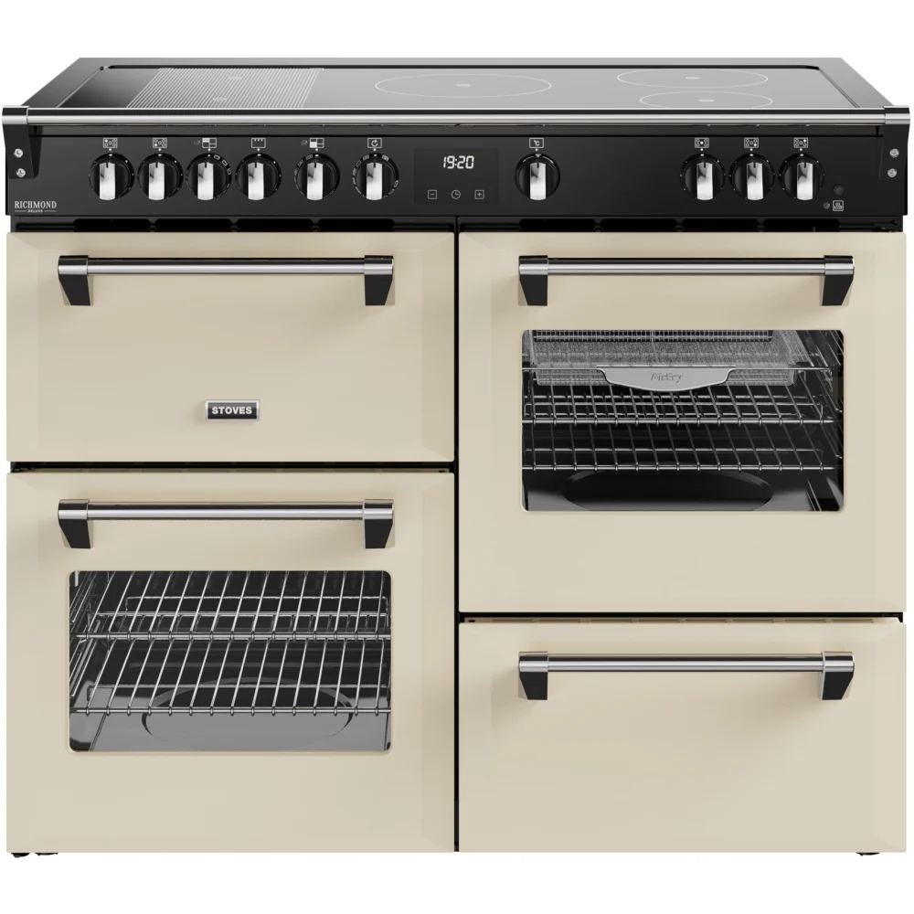 Stoves DX RCA RICH 110Ei RTY 444411879 - Cream 110cm Induction Range Cooker - 196L Capacity - A Energy