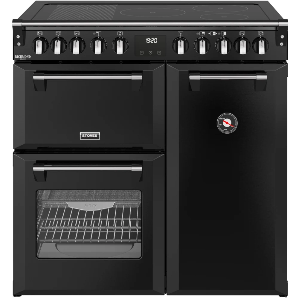 Stoves DX RCA RICH 90Ei RTY 444411869 - Black Range Cooker - 90cm, Induction, 174L, A Energy